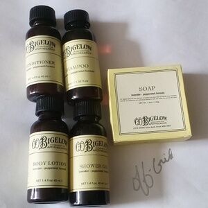 New! CO Bigelow 5 PC Travel  Set Bundle Same day Shop NIB Lavender Peppermint